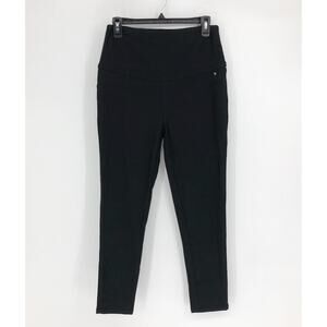 ANGEL MATERNITY Skinny Jeggings Small Black Over The Bump Stretch EUC